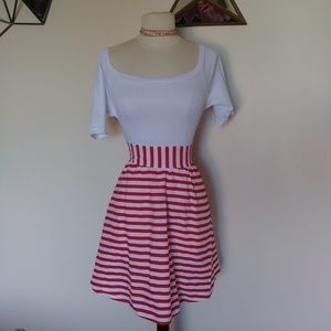 Darling candy striped dress